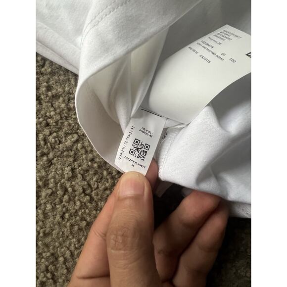 BOSS PENROSE 38 STRIPED COLLAR SLIM FIT POLO SHIRT Whit, Size M, NEW - Picture 7 of 10